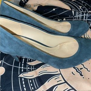 Naturalizer N5 Confort Heels Teal Suede 8.5 / EU 40